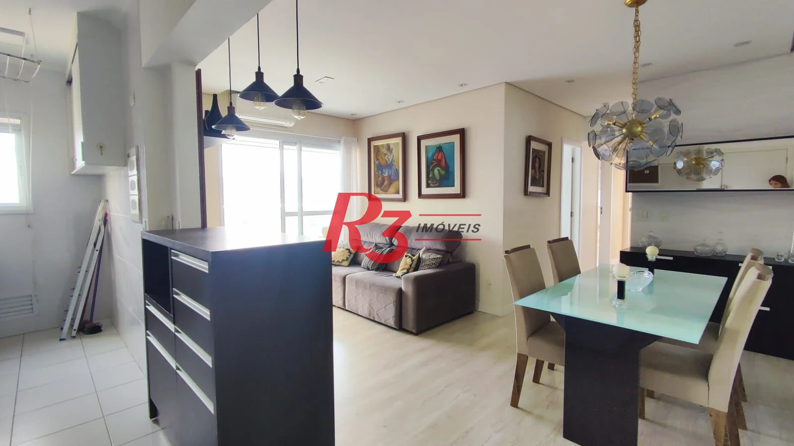 Apartamento com 3 dormitórios à venda, 88 m² por R$ 1.050.000,00 - Campo Grande - Santos/SP
