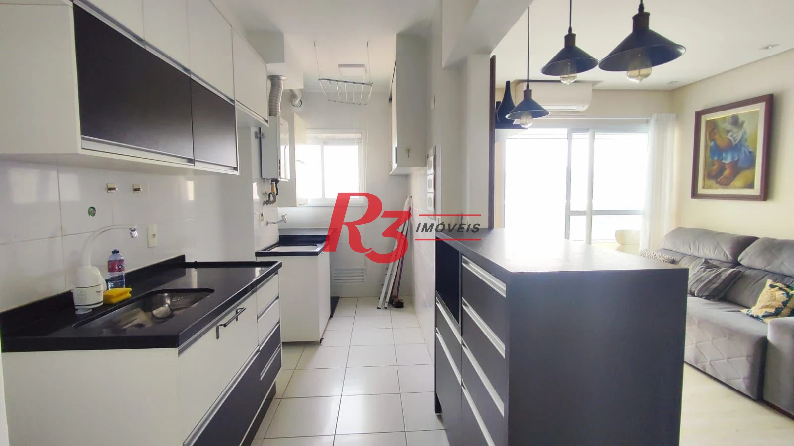 Apartamento com 3 dormitórios à venda, 88 m² por R$ 1.050.000,00 - Campo Grande - Santos/SP