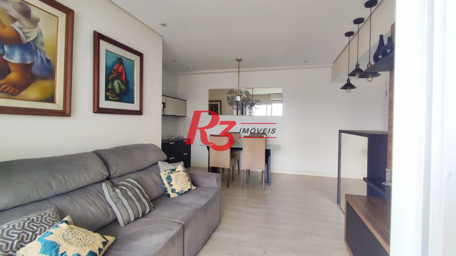Apartamento com 3 dormitórios à venda, 88 m² por R$ 1.050.000,00 - Campo Grande - Santos/SP