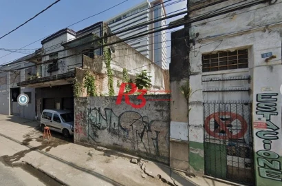 Terreno à venda, 151 m² por R$ 300.000,00 - Paquetá - Santos/SP