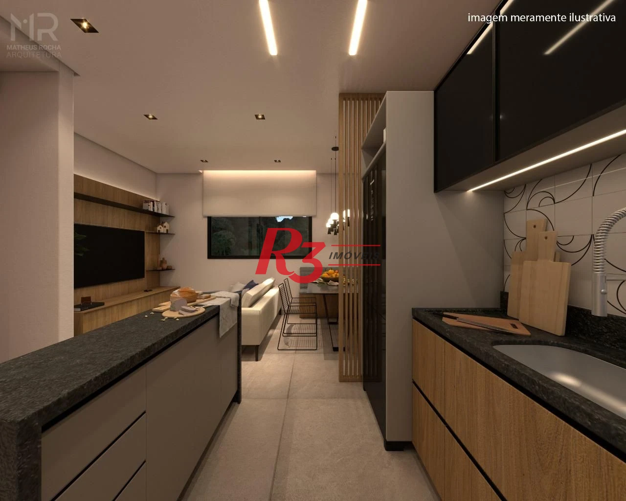 Village à venda, 90 m² por R$ 440.000,00 - Vila Matias - Santos/SP