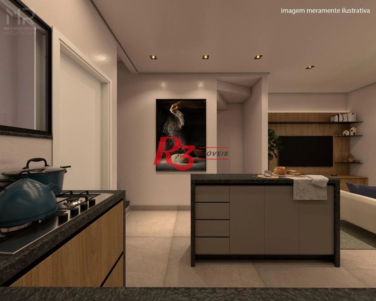 Village à venda, 90 m² por R$ 440.000,00 - Vila Mathias - Santos/SP