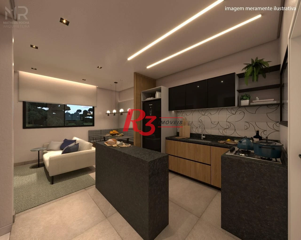 Village à venda, 90 m² por R$ 440.000,00 - Vila Mathias - Santos/SP