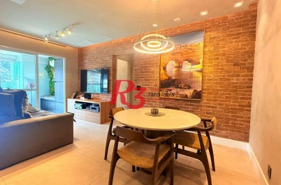 Apartamento à venda, 66 m² por R$ 850.000,00 - José Menino - Santos/SP