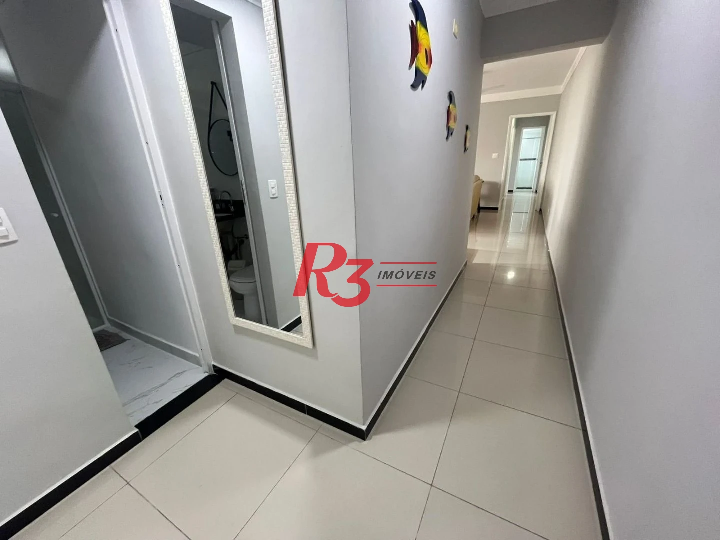 Apartamento com 3 dormitórios à venda, 103 m² por R$ 600.000,00 - Vila Alzira - Guarujá/SP