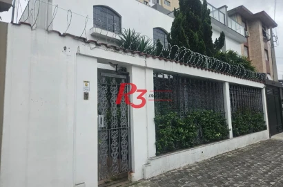 Sobrado com 5 dormitórios à venda, 340 m² por R$ 1.500.000,00 - Aparecida - Santos/SP