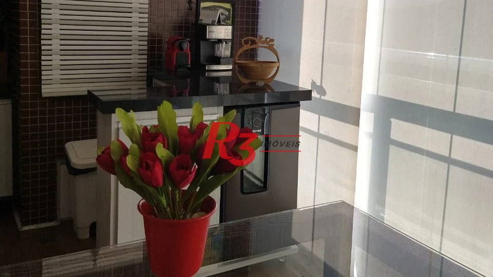 Apartamento com 3 dormitórios à venda, 87 m² por R$ 1.300.000,00 - Pompéia - Santos/SP