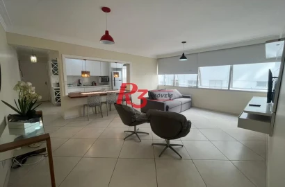 Apartamento com 2 dormitórios à venda, 104 m² por R$ 610.000,00 - Vila Alzira - Guarujá/SP