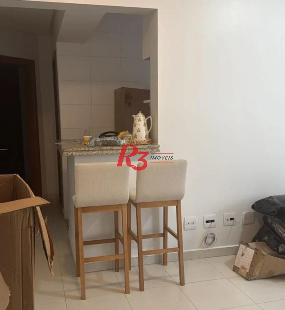 Apartamento com 2 dormitórios para alugar, 62 m² por R$ 4.500,01/ano - Gonzaga - Santos/SP