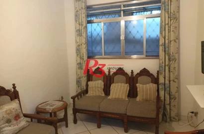Apartamento à venda, 65 m² por R$ 335.000,00 - Campo Grande - Santos/SP
