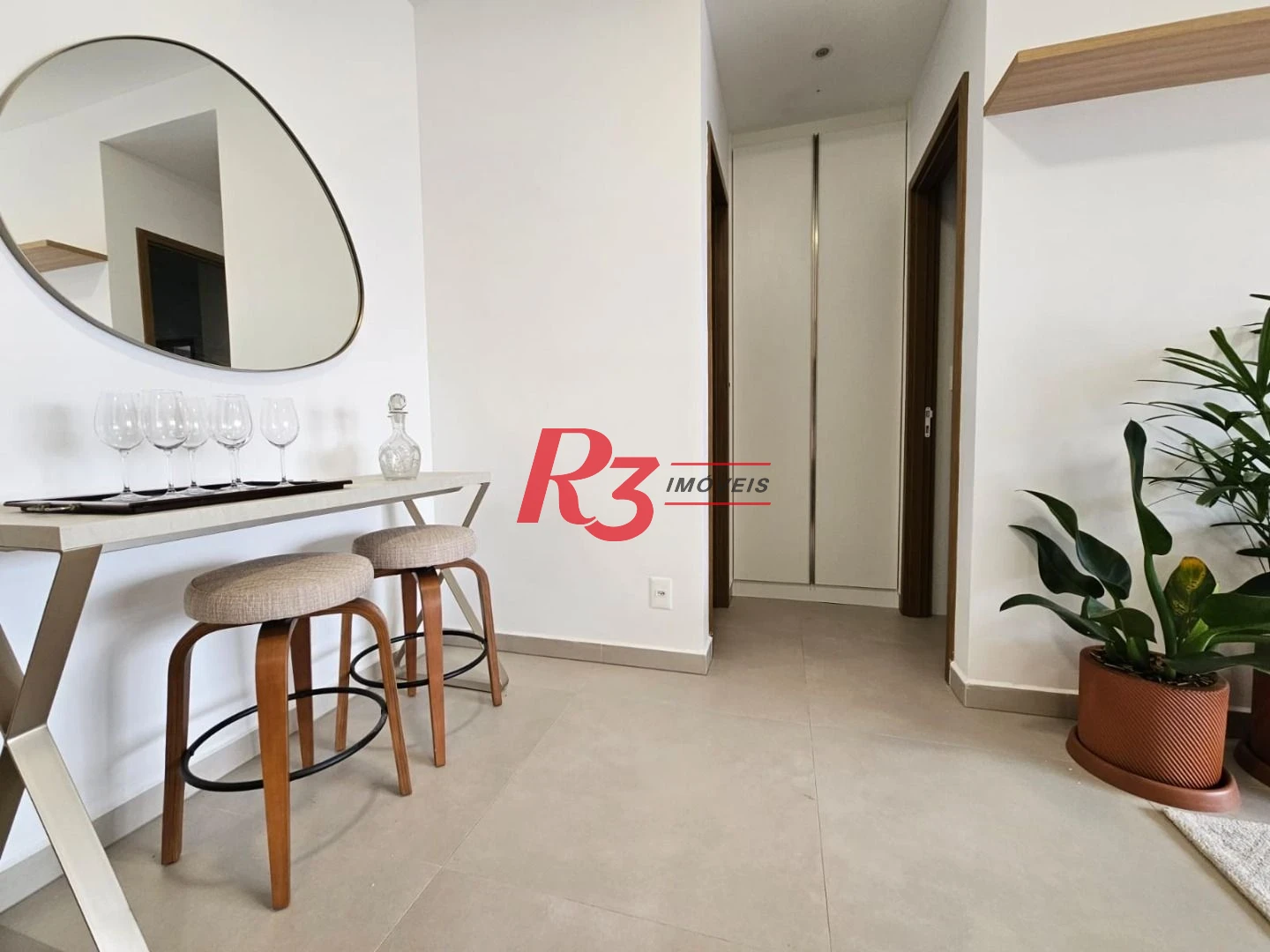 Apartamento com 1 dormitório à venda, 60 m² por R$ 890.000,00 - Boqueirão - Santos/SP