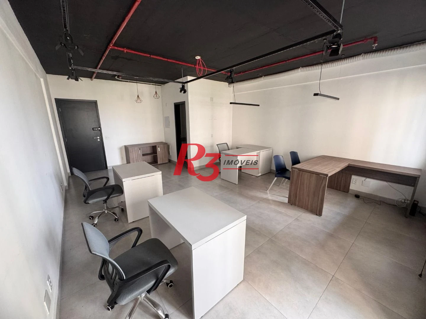 Sala, 40 m² - venda por R$ 255.000,00 ou aluguel por R$ 3.000,00/mês - Vila Matias - Santos/SP