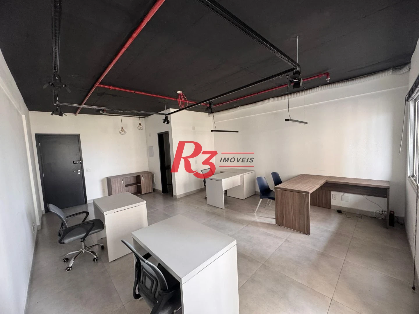 Sala, 40 m² - venda por R$ 255.000,00 ou aluguel por R$ 3.000,00/mês - Vila Matias - Santos/SP