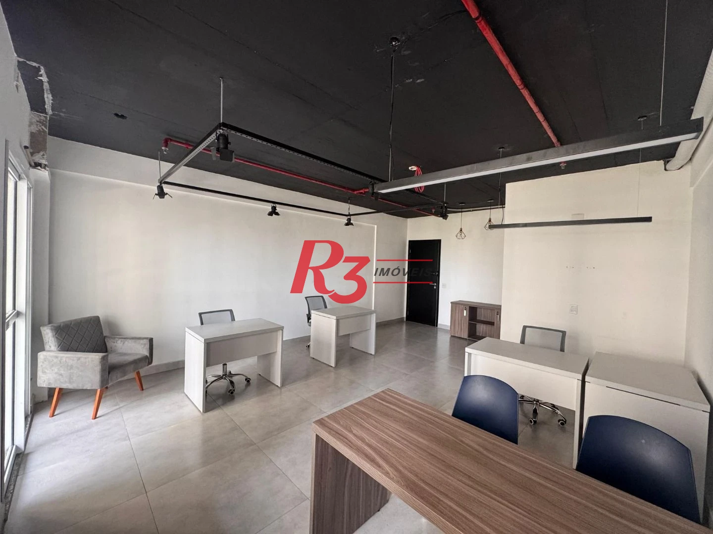 Sala, 40 m² - venda por R$ 255.000,00 ou aluguel por R$ 3.000,00/mês - Vila Matias - Santos/SP