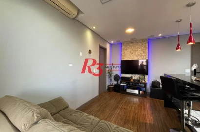 Apartamento com 1 dormitório à venda, 50 m² por R$ 420.000,00 - Vila Matias - Santos/SP