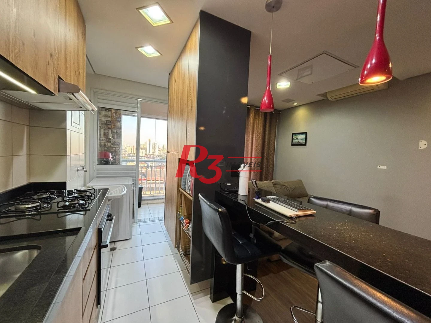 Apartamento com 1 dormitório à venda, 50 m² por R$ 420.000,00 - Vila Matias - Santos/SP