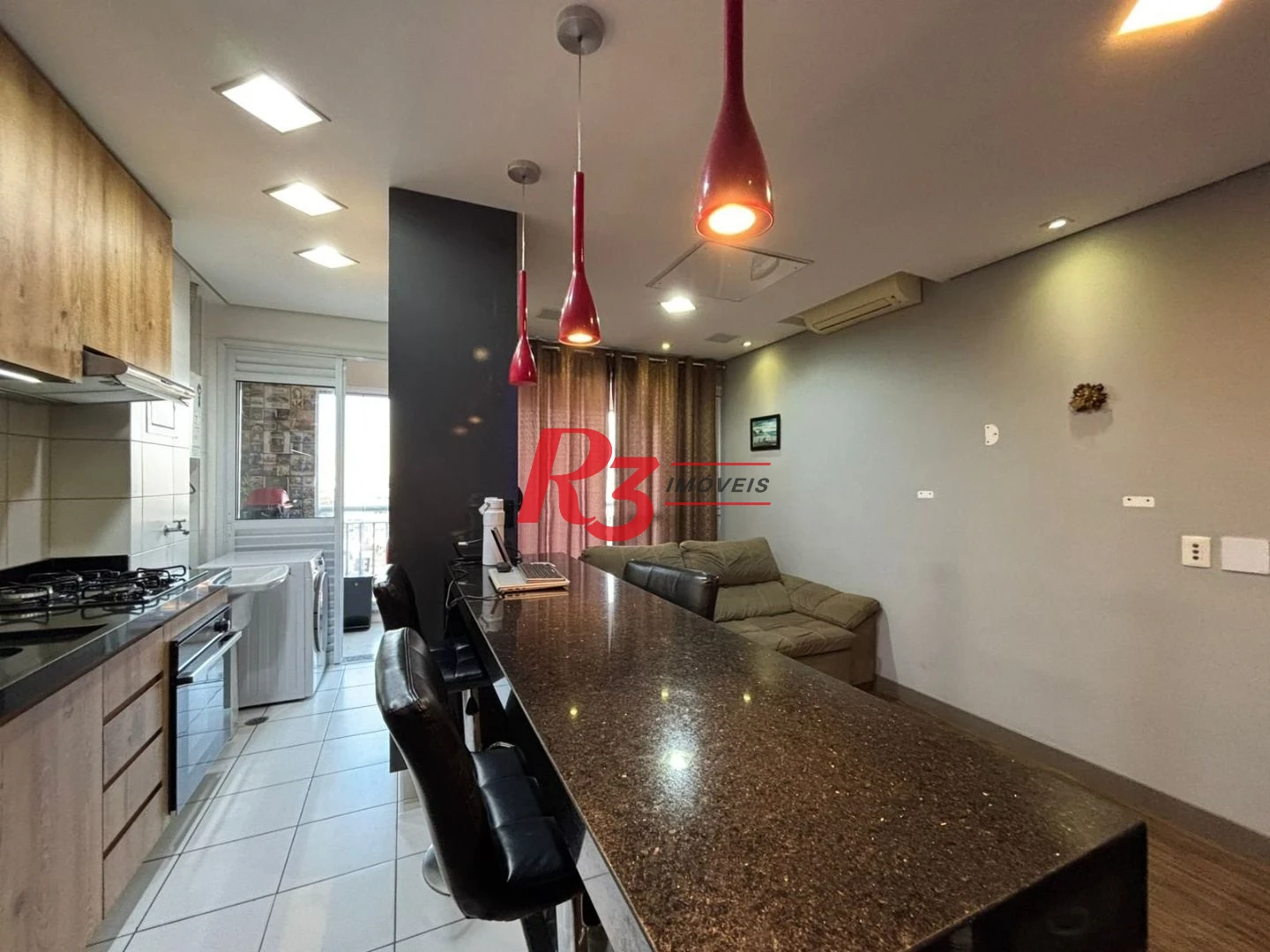 Apartamento com 1 dormitório à venda, 50 m² por R$ 420.000,00 - Vila Matias - Santos/SP