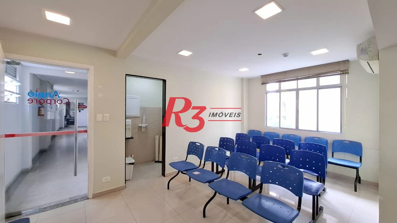 Sala à venda, 135 m² por R$ 750.000,00 - Gonzaga - Santos/SP