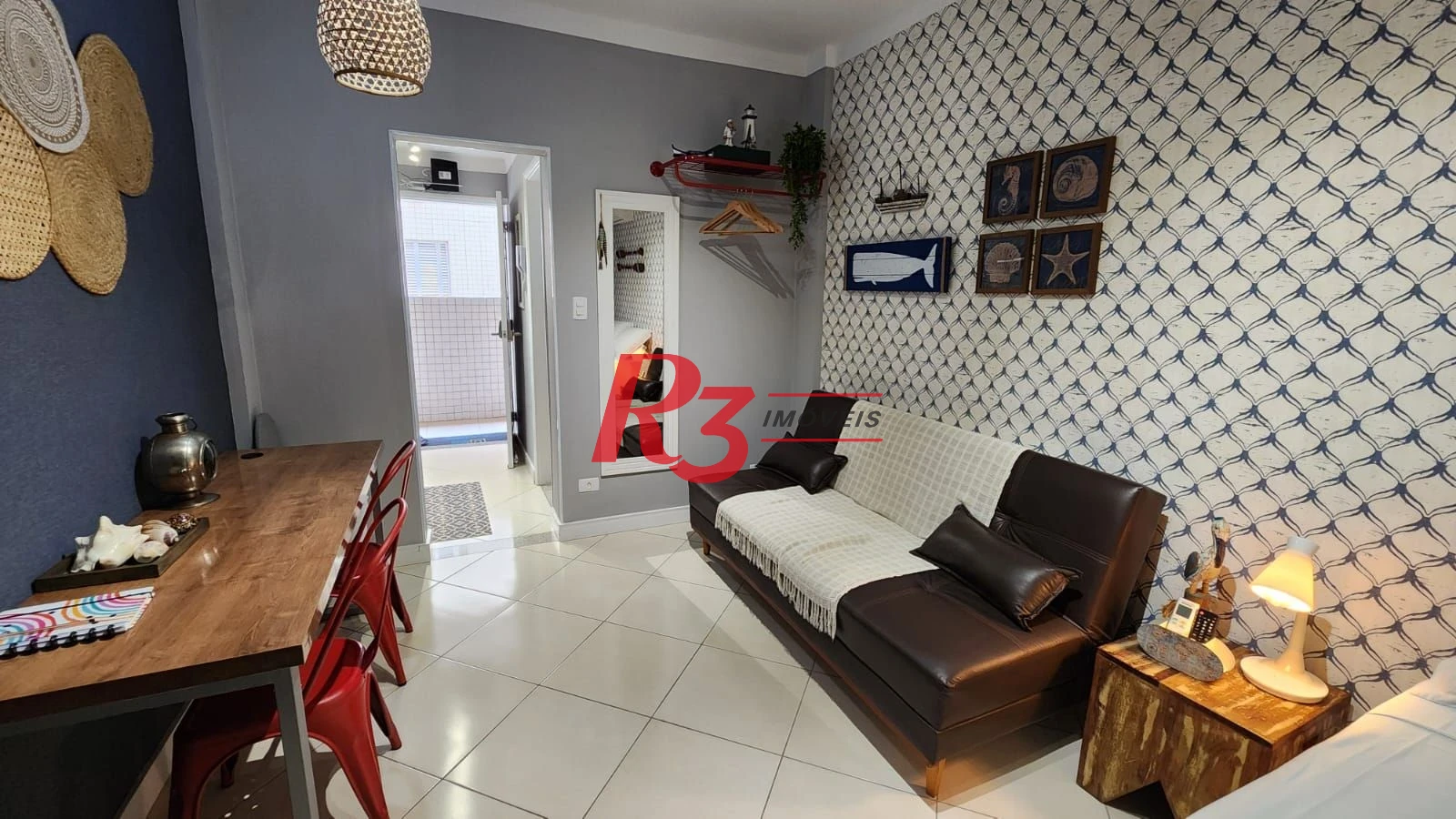 Kitnet com 1 dormitório à venda, 28 m² por R$ 375.000,00 - José Menino - Santos/SP
