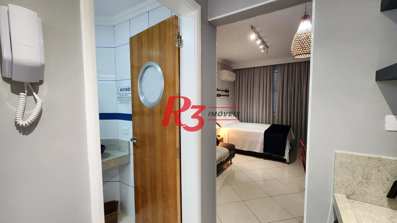Kitnet com 1 dormitório à venda, 28 m² por R$ 375.000,00 - José Menino - Santos/SP