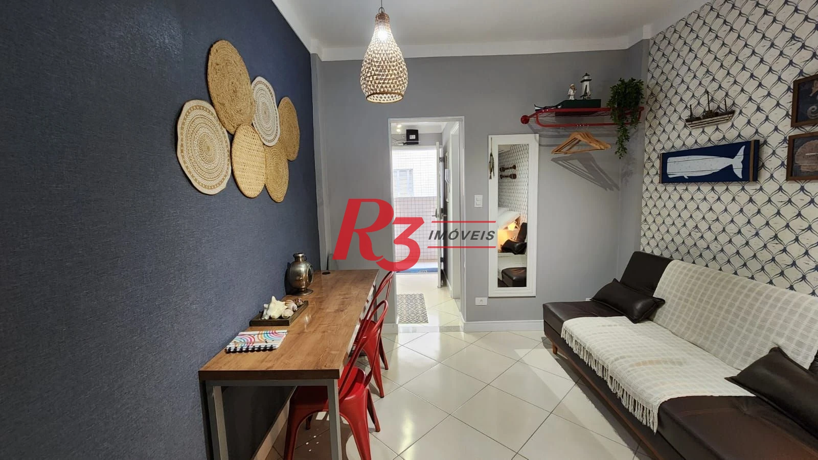 Kitnet com 1 dormitório à venda, 28 m² por R$ 375.000,00 - José Menino - Santos/SP