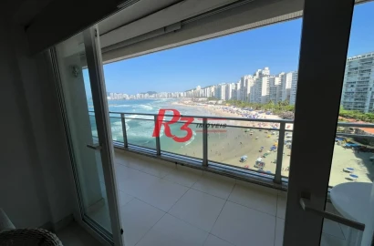 Apartamento com 3 dormitórios à venda, 120 m² por R$ 1.300.000,00 - Centro - Guarujá/SP