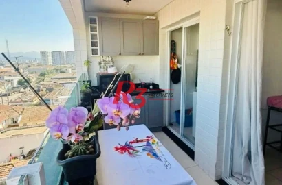 Apartamento à venda, 59 m² por R$ 550.000,00 - Macuco - Santos/SP
