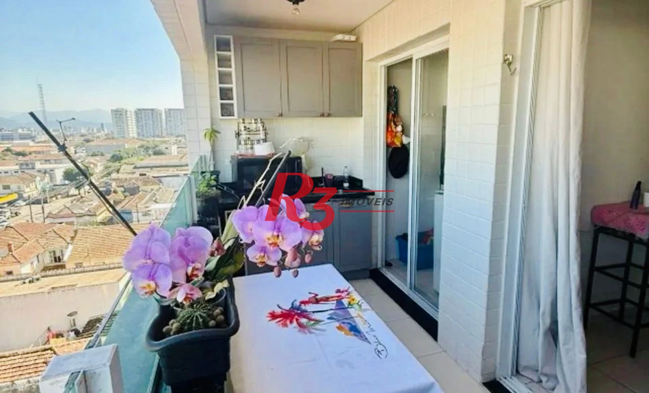 Apartamento à venda, 59 m² por R$ 550.000,00 - Macuco - Santos/SP