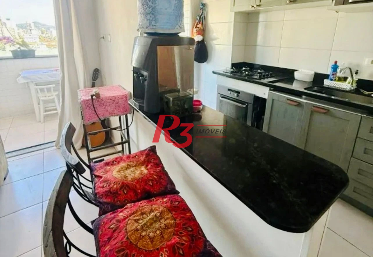 Apartamento à venda, 59 m² por R$ 550.000,00 - Macuco - Santos/SP
