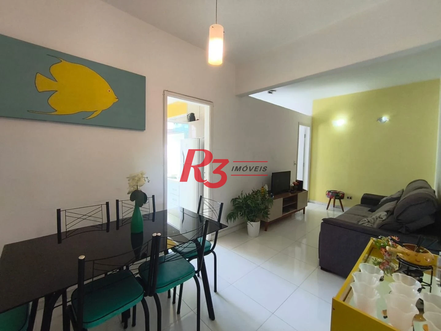 Apartamento com 1 dormitório à venda, 50 m² por R$ 380.000,00 - José Menino - Santos/SP