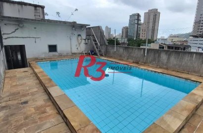 Cobertura com 5 dormitórios à venda, 422 m² por R$ 1.250.000,00 - Encruzilhada - Santos/SP