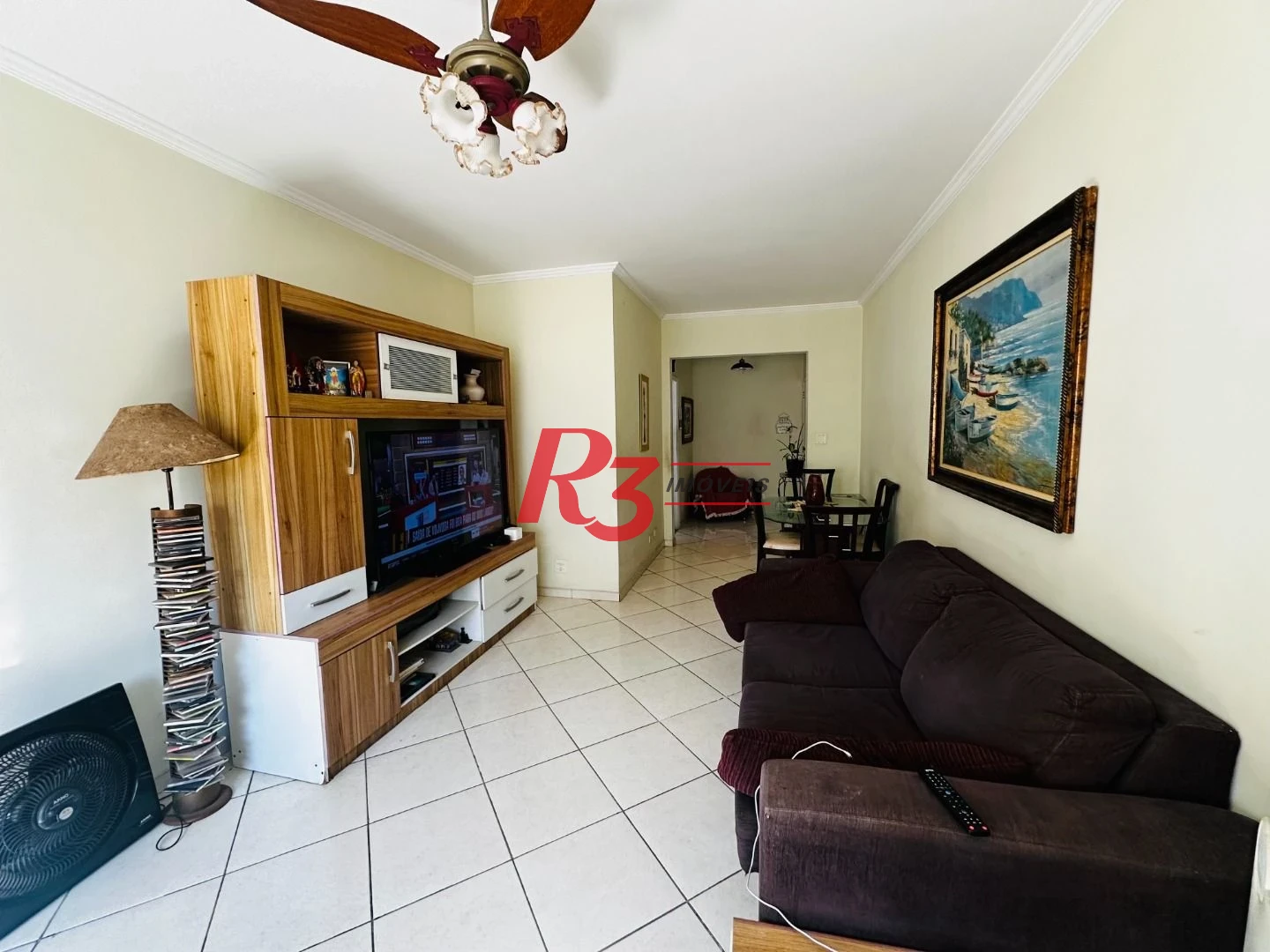 Apartamento com 3 dormitórios à venda, 104 m² por R$ 590.000,00 - Campo Grande - Santos/SP