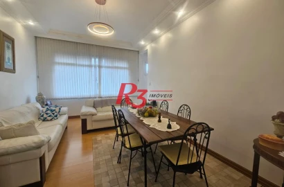 Apartamento com 3 dormitórios à venda, 110 m² por R$ 680.000,00 - Boqueirão - Santos/SP