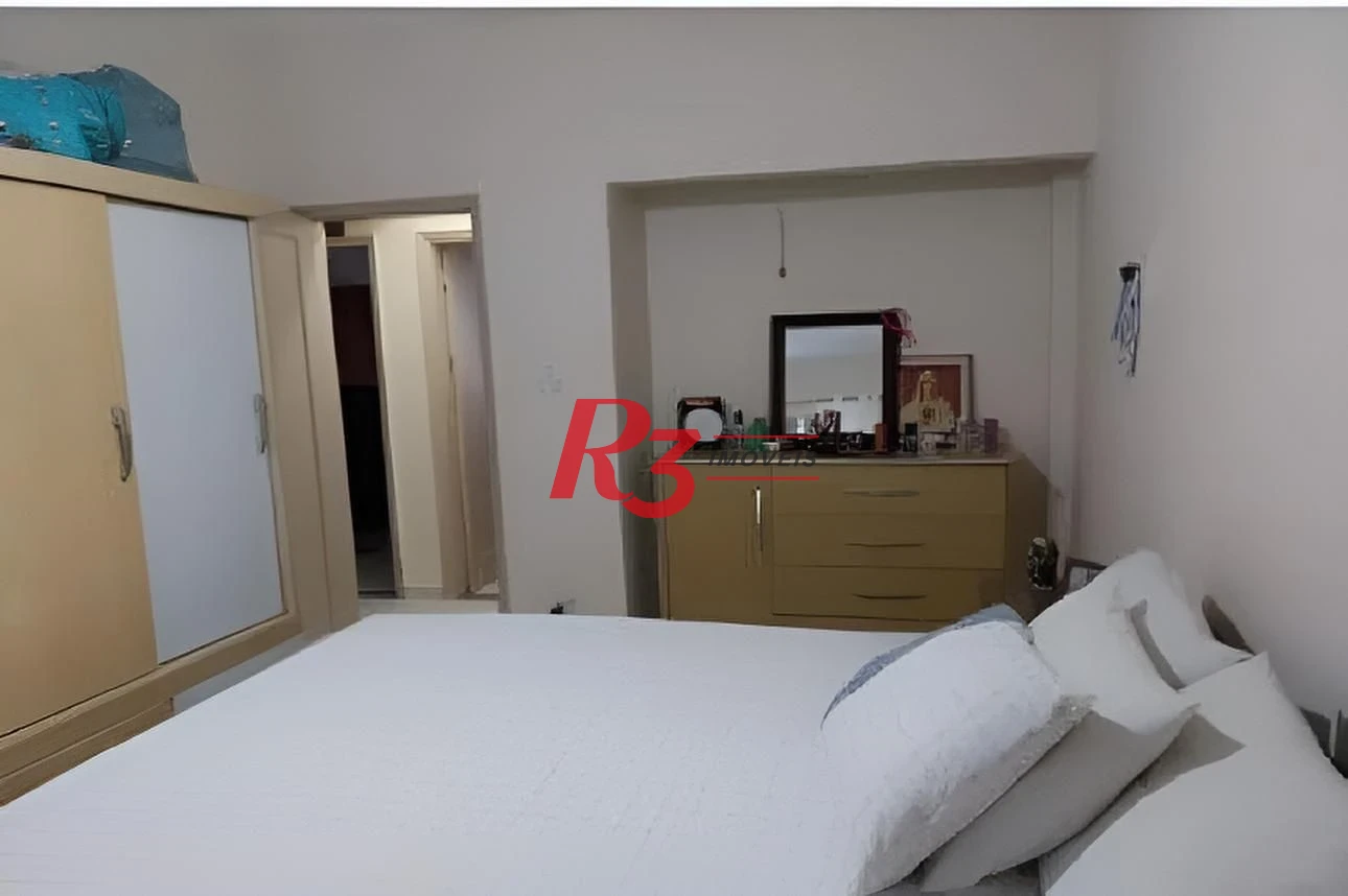 Apartamento com 2 dormitórios à venda, 72 m² por R$ 350.000,00 - Encruzilhada - Santos/SP