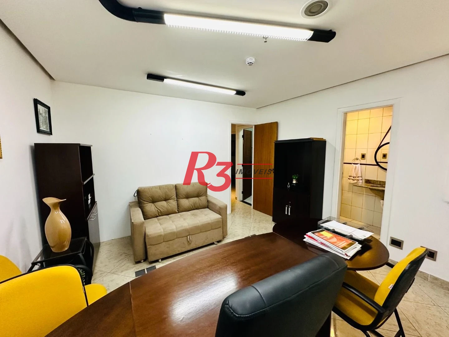 Sala, 53 m² - venda por R$ 300.000,00 ou aluguel por R$ 3.000,00/mês - Vila Nova - Santos/SP