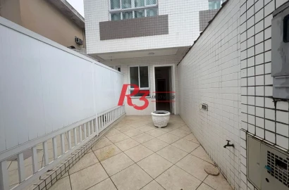 Casa com 2 dormitórios para alugar, 100 m² por R$ 3.700,00/mês - Aparecida - Santos/SP