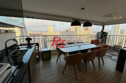 Apartamento à venda, 124 m² por R$ 2.050.000,00 - Boqueirão - Santos/SP