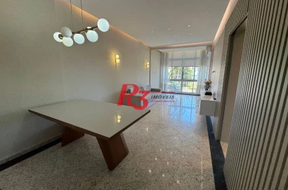 Apartamento para alugar, 107 m² por R$ 9.000,01/mês - Ponta da Praia - Santos/SP