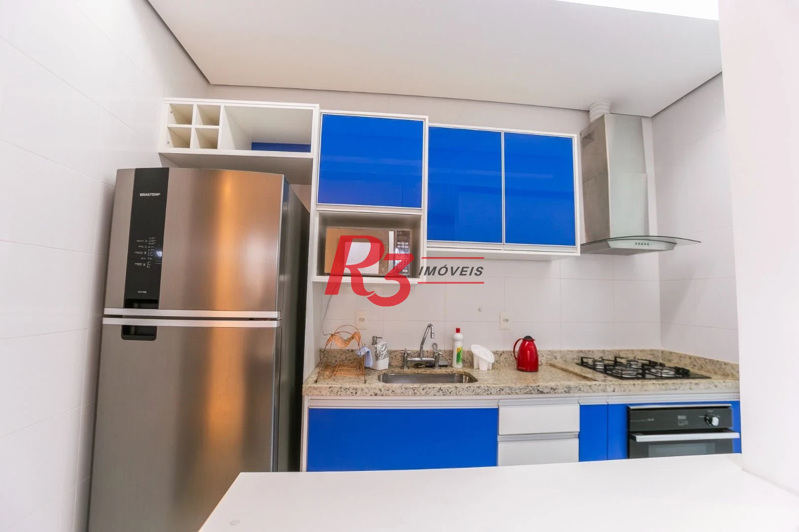 Apartamento com 1 dormitório à venda, 54 m² por R$ 735.000,00 - José Menino - Santos/SP