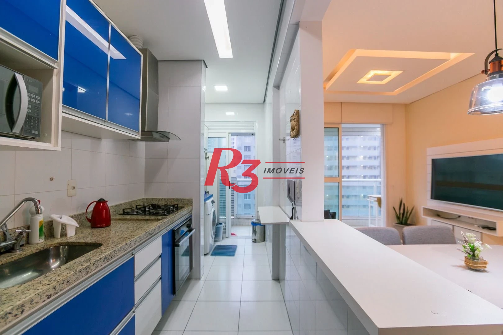 Apartamento com 1 dormitório à venda, 54 m² por R$ 735.000,00 - José Menino - Santos/SP