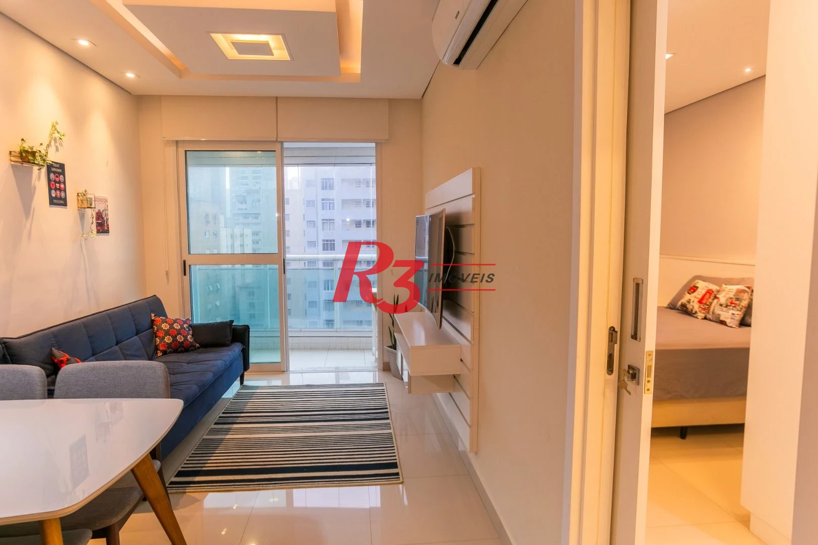 Apartamento com 1 dormitório à venda, 54 m² por R$ 735.000,00 - José Menino - Santos/SP