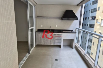 Apartamento com 2 dormitórios, 91 m² - venda por R$ 1.500.000,00 ou aluguel por R$ 9.900,00/mês - Boqueirão - Santos/SP
