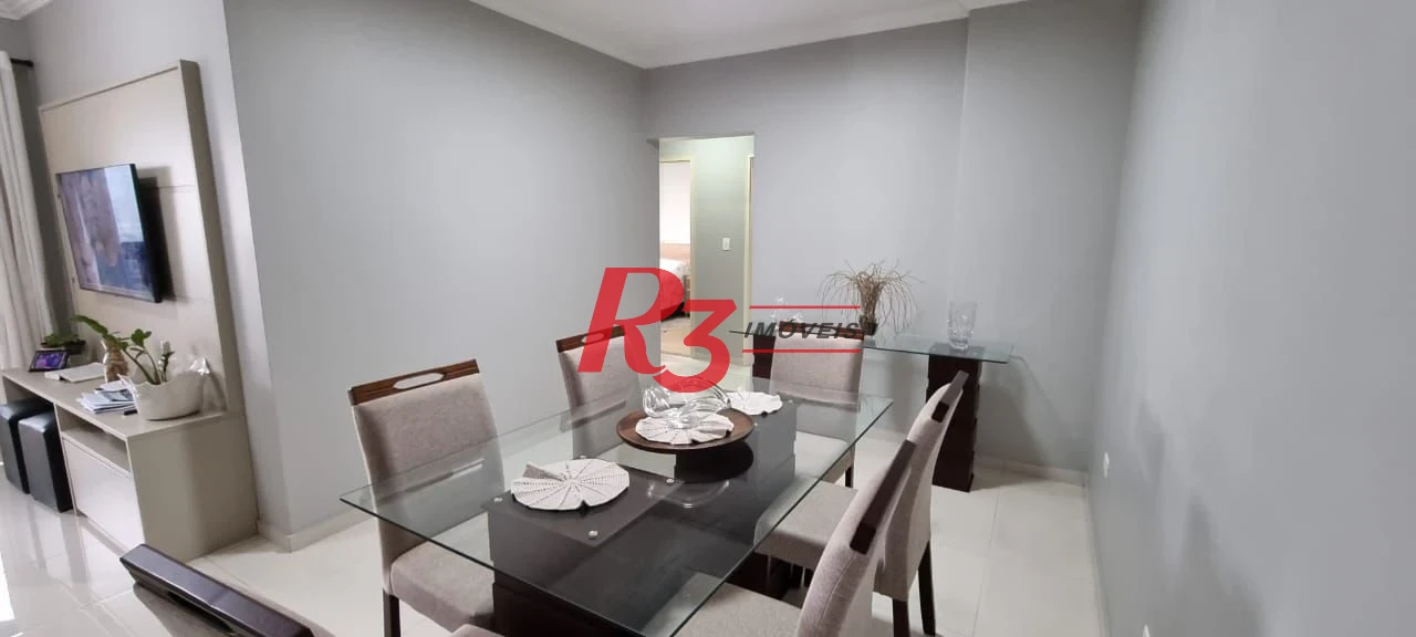 Apartamento à venda, 107 m² por R$ 1.180.000,00 - Embaré - Santos/SP