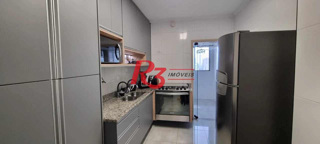 Apartamento à venda, 107 m² por R$ 1.180.000,00 - Embaré - Santos/SP