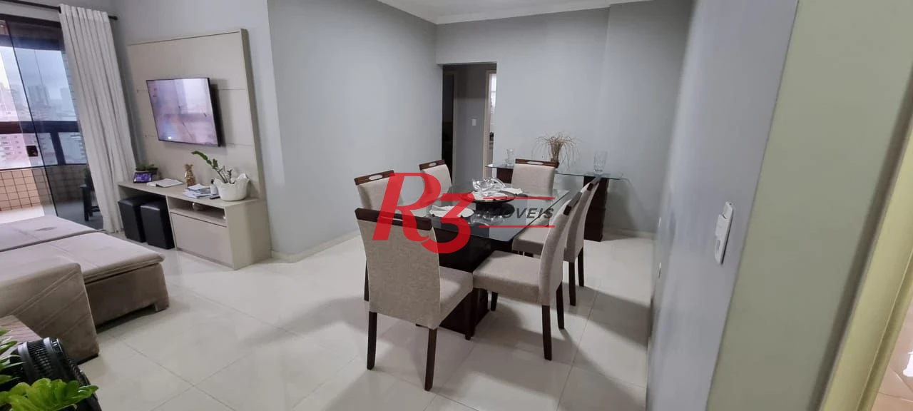 Apartamento à venda, 107 m² por R$ 1.180.000,00 - Embaré - Santos/SP