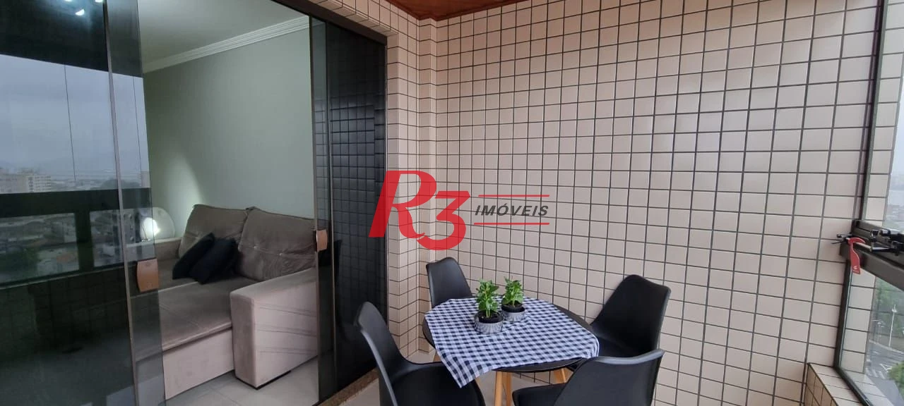 Apartamento à venda, 107 m² por R$ 1.180.000,00 - Embaré - Santos/SP