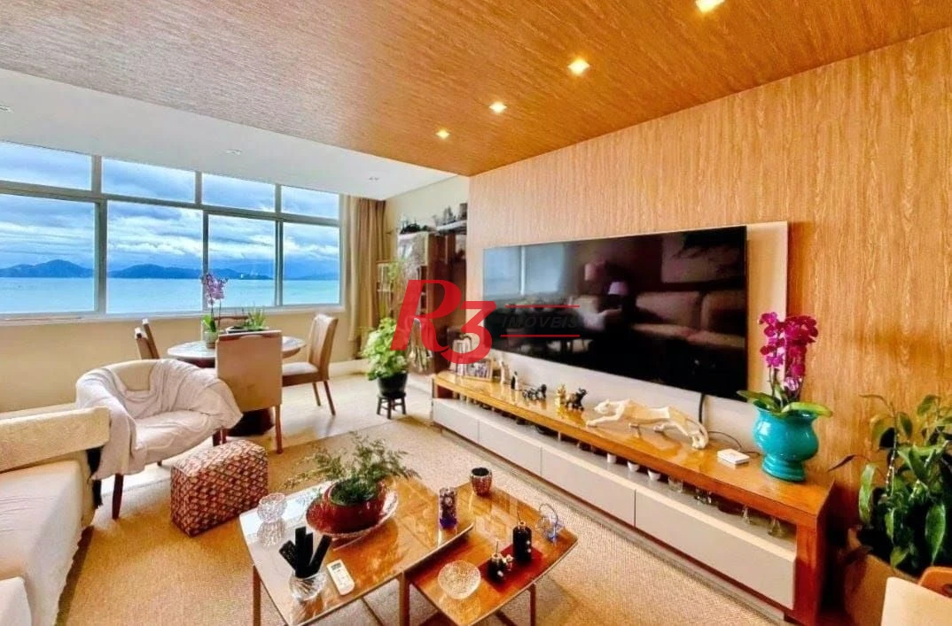 Apartamento com 3 dormitórios à venda, 157 m² por R$ 2.500.000,00 - Ponta da Praia - Santos/SP