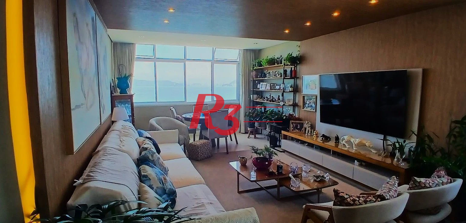 Apartamento com 3 dormitórios à venda, 157 m² por R$ 2.500.000,00 - Ponta da Praia - Santos/SP