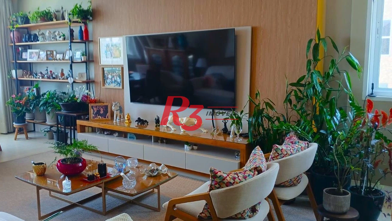 Apartamento com 3 dormitórios à venda, 157 m² por R$ 2.500.000,00 - Ponta da Praia - Santos/SP