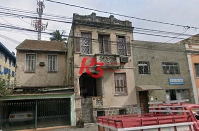 Terreno à venda, 300 m² por R$ 560.000,00 - Macuco - Santos/SP